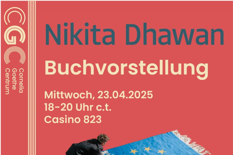 Poster Buchvorstellung Nikita Dhawan